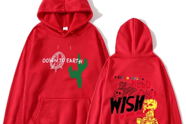 Astroworld Travis Scott Cactus Graffiti Hoodie Fashion