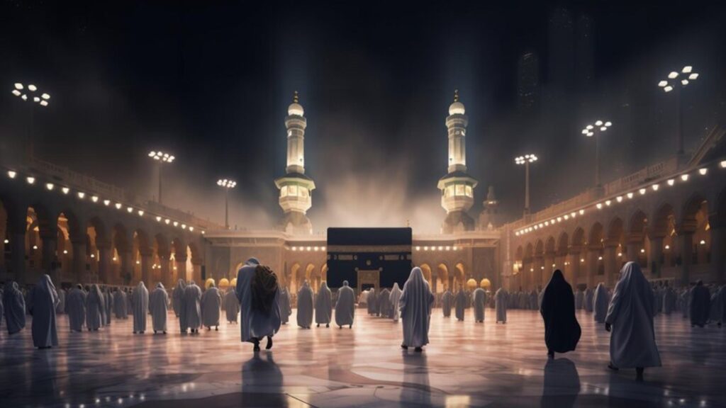 Haajis performing Umrah & on a Umrah journey of a journey of spirituality and adventure